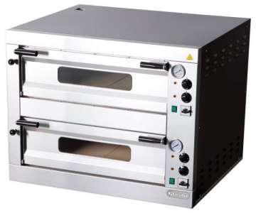 Elektro-Pizzaofen E8, 2 Backkammern: B700xT700xH150mm