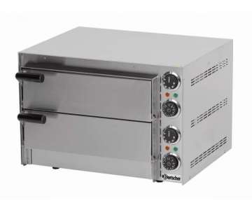 Elektro-Pizzaofen Mini 2, 2 Backkammern: B410xT370xH90mm