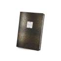 Menkarte A5 gold boa-print Metallschild menu