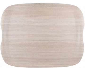 Tablett Earth Wave Light Wood 42x32cm