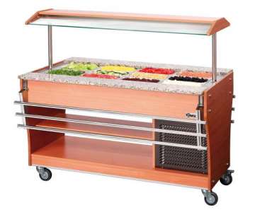 Gastro Buffet-Salatbar GN 4 X 1/1, 150 mm tief