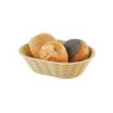 Brot- und Obstkorb oval 23x17cm, beige