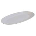 Tablett Tierra oval 40x20cm, weiss