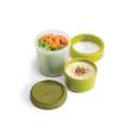 GoEat Compact 2-in-1 Snack Box, grn, 8.3x12.3 cm