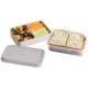 GoEat Compact 2-in-1 Lunch Box, grau, 19x8.3 cm