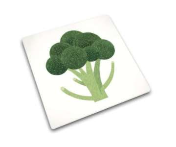 Glasschneideplatte Broccoli 30x30cm