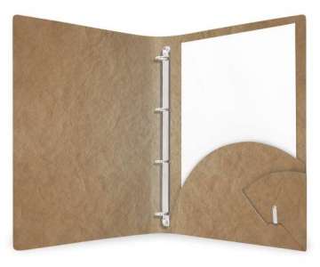 Portfolio Mappe mit Ringen Eco natur