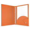 Portfolio Mappe mit Ringen Fashion orange