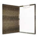 Portfolio Mappe mit Notizpapier Gold