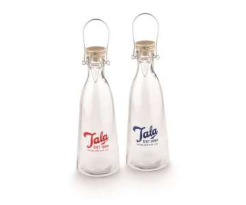 Glasflasche Vintage 2er Set, 1 l