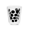 Dot Dot Kaffeeglas schwarz, doppelwandig 20 cl