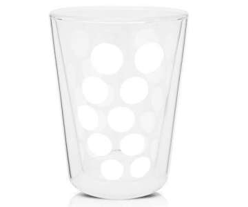 Dot Dot Teeglas weiss, doppelwandig 35 cl