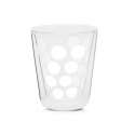 Dot Dot Kaffeeglas weiss, doppelwandig 20 cl