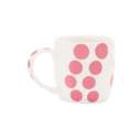 Dot Dot Porzellan Mug, pink, 35 cl