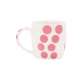 Dot Dot Porzellan Mug, pink, 35 cl