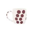 Dot Dot Porzellan Mug, kastanie, 35 cl