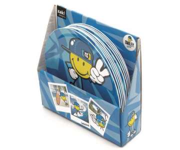 Smiley Kid Boy Teller blau 20 cm