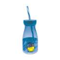 Smiley Kid Boy Flasche mit Strohhalm blau, 36cl