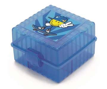 Smiley Kid Boy Lunch Box blau (innen aufgeteilt)