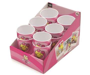 Smiley Kid Girl Becher pink 26 cl