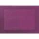 Tischset PVC colour 33x46cm, aubergine mit gewebtem Rand