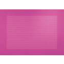 Tischset PVC colour 33x46cm, pink mit gewebtem Rand