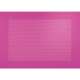 Tischset PVC colour 33x46cm, pink mit gewebtem Rand