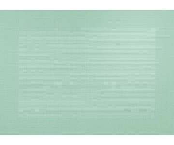 Tischset PVC colour 33x46cm, jade mit gewebtem Rand