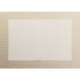 Tischset PVC colour 33x46cm, off white mit gewebtem Rand