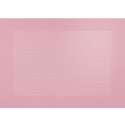 Tischset PVC colour 33x46cm, wildrose mit gewebtem Rand