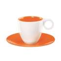 Colour it Espressotasse 0.06 lt. mit Unterer orange