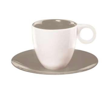 Colour it Kaffeetasse 0.2 lt. mit Unterer beton