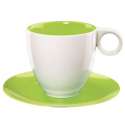 Colour it Kaffeetasse 0.2 lt. mit Unterer kiwi