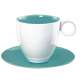 Colour it Kaffeetasse 0.2 lt. mit Unterer trkis