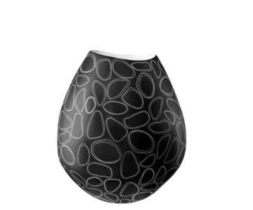 Loops Vase schwarz H: 50cm