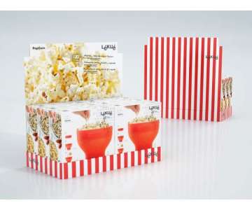 Display Popcorn Maker mit 6 Stk.