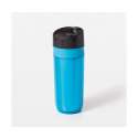 Travel Mug doppelwandig, blau, 0.45 lt (neu)