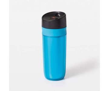 Travel Mug doppelwandig, blau, 0.45 lt (neu)