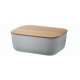 Box-It Butterkasten mit Deckel, 15.2x11.5x6.5 cm, grau