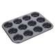 Backform tief 12er Muffin, 25x26.5x3 cm, Antihaft