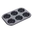 Backform 6er Muffin, 26.5x18x3 cm, Antihaft