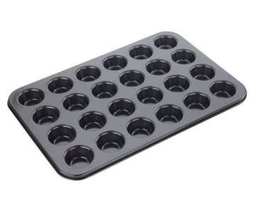 Backform 24er mini Muffin, 25x38x2 cm, Antihaft