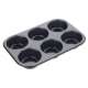 Backform 6er jumbo Muffin, 32x22x4cm, Antihaft