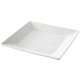 Platte quadratisch, 27.5x27.5x3.3 cm, Schiefer-Stil, weiss