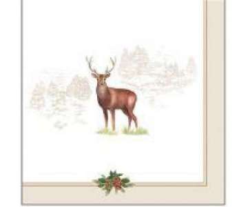 Deer Servietten 20 Stk. 33x33 cm