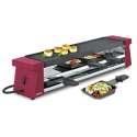 Raclette-Ofen fr 4 Pers. rot mit Alugrillplatte