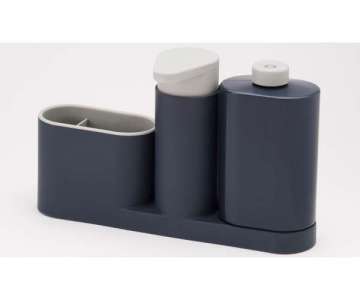 SinkBase Plus 3-tlg., grau, 27x6x16.5 cm