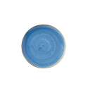 Stonecast Blau Teller coupe flach 16.5cm