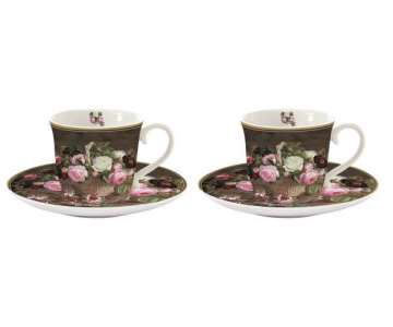 Old England Roses 2er Set Espressotasse 80 ml in GK