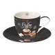 It's coffee time Cappuccino-Obere u. Untere, 250 ml, braun